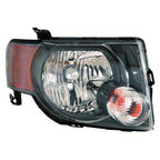 Replacement Passenger Side Head Light Assembly w/Dark Shaded Bezel