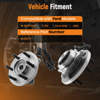 2X Front Wheel Bearing and Hub Assembly for Ford F-150 (2018-2020)
