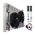 3Row AT Radiator Fan Set for Chevrolet GMC C1500 K1500 C2500 K2500 (1988–1999)