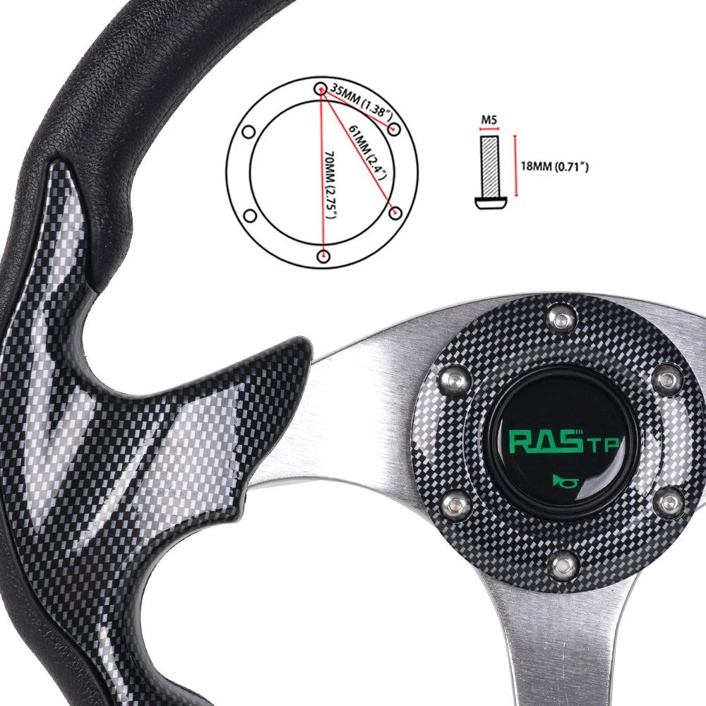 Steering Wheel + Quick Release + Hub Adapter 186H for Volkswagen Golf Jetta