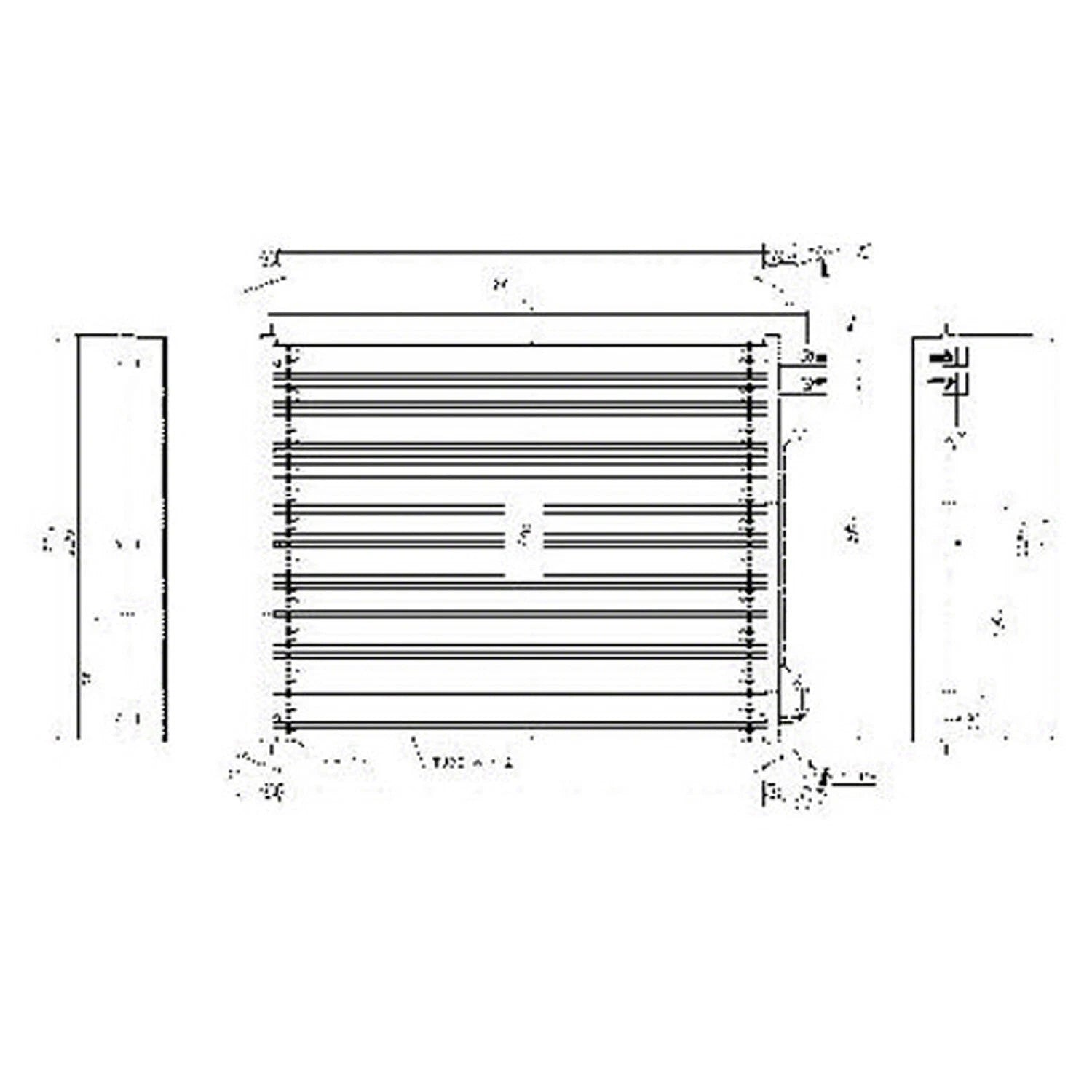 Replacement A/C Condenser For 2015-2016 Ford Van E350 Super Duty