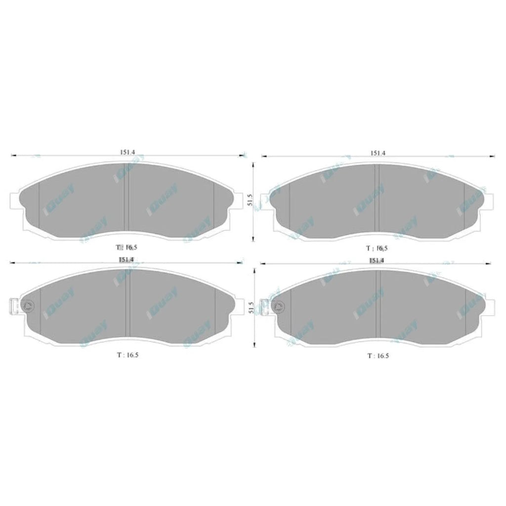 Wagner Front Disc Brake Pad Set for Nissan Maxima A32 3.0L VQ30DE 1995~1999 FWD