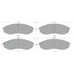 Wagner Front Disc Brake Pad Set for Nissan Maxima A32 3.0L VQ30DE 1995~1999 FWD