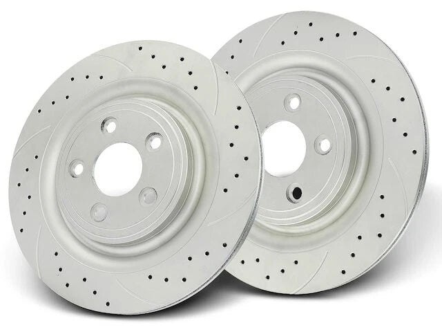 Rear Brake Rotor Set for Jaguar Super V8 (2006–2009) MC242MM