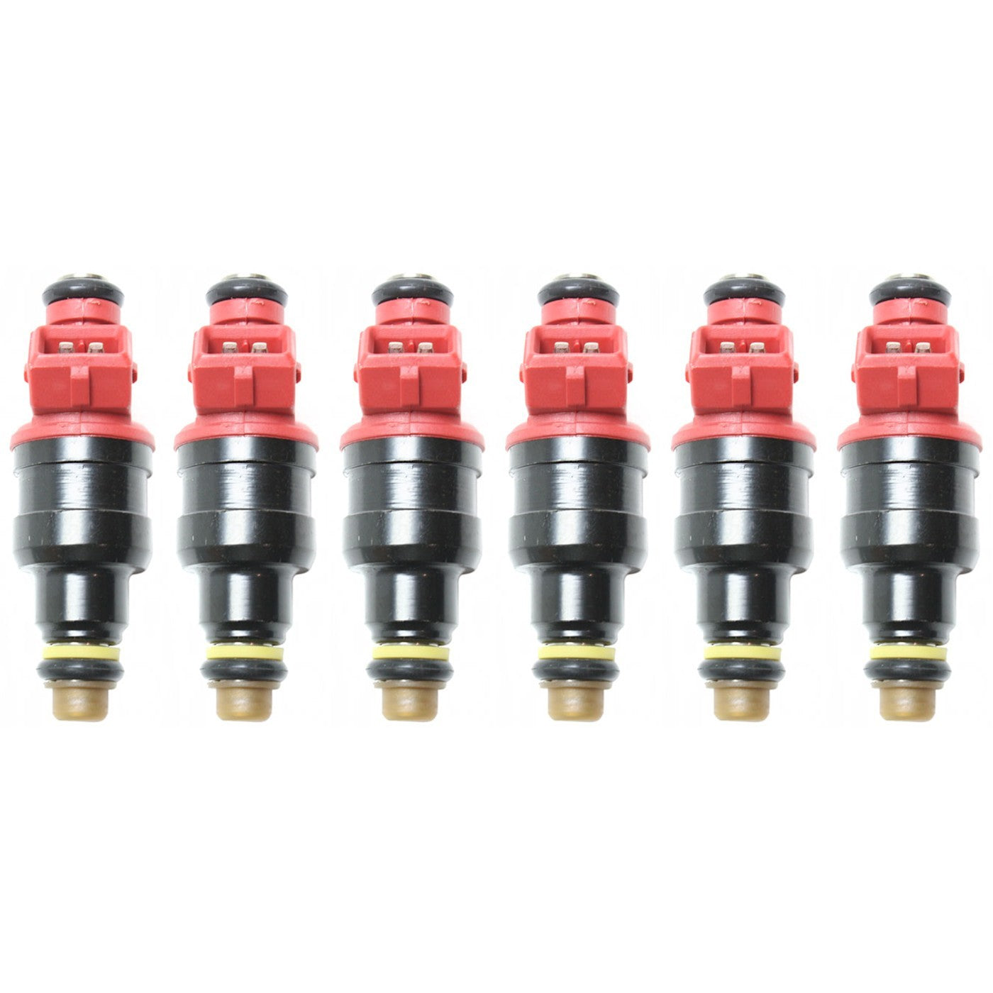 Set of 6 Fuel Injectors for BMW 3 Series, 5 Series (E39, E36, E46)
