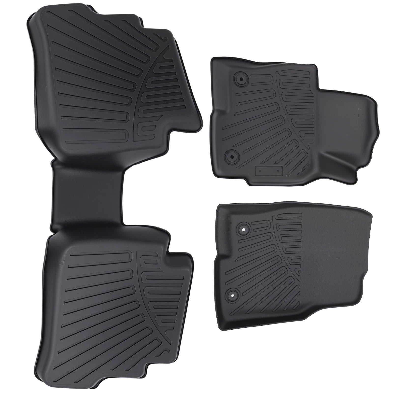 Set of 4 TPE Rubber All Weather Carpet Floor Mats for Mazda CX-5 (2013–2016)