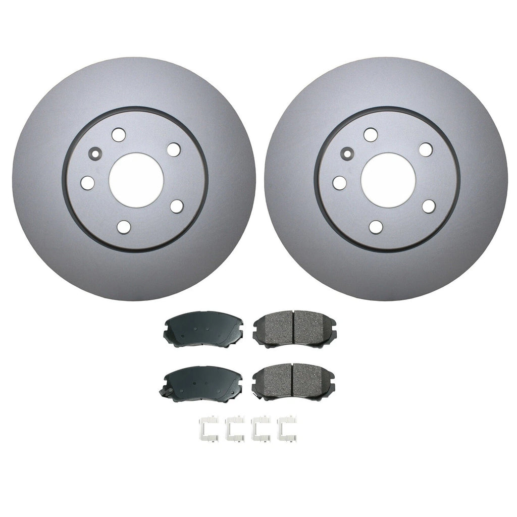 Front Brake Kit 321mm Disc Rotors & Akebono Pads for Buick Chevrolet GMC