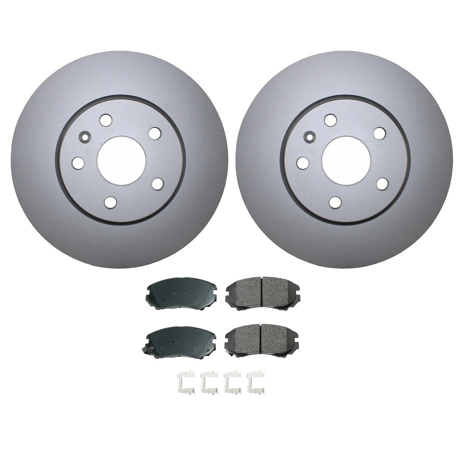 Front Brake Kit 321mm Disc Rotors & Akebono Pads for Buick Chevrolet GMC