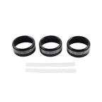 Set of 4 AC Climate Control Knob Ring Covers for Subaru Forester XV Crosstrek WRX (2013–2021)