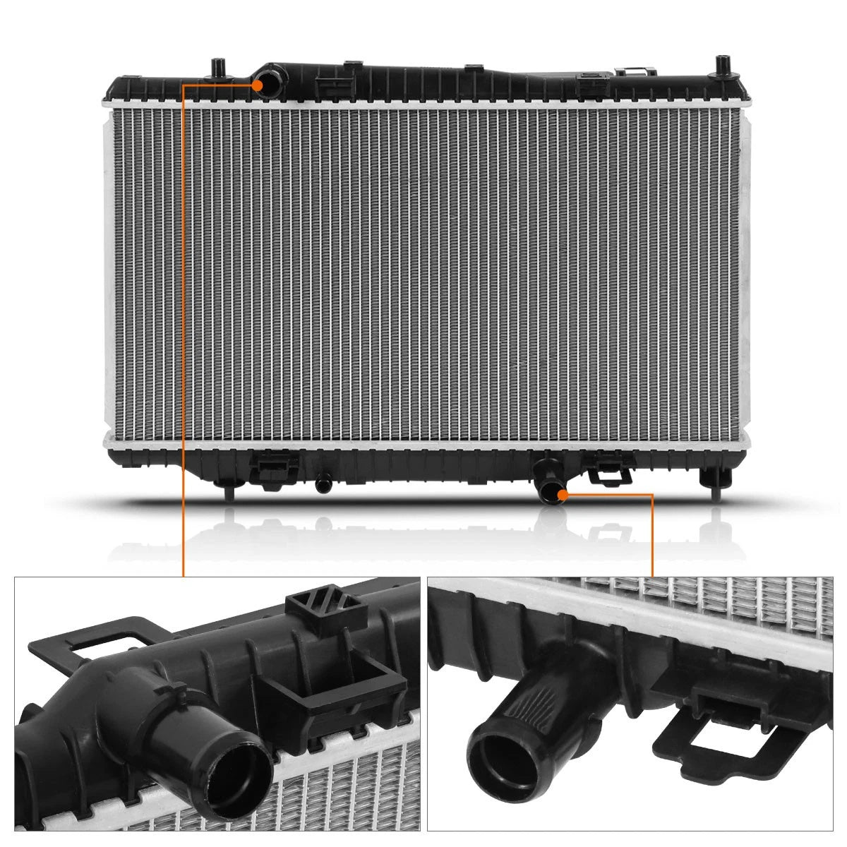 Aluminum Core Radiator for Ford Fiesta 2014–2018 1.0 1.6L AT/MT DPI-13430