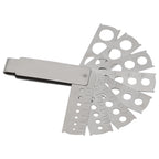 Folding Fan Shape Stainless Steel Tool for Diamond Size Measurement