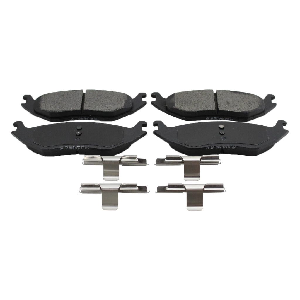 Set of 4 Rear Disc Brake Pads for Chrysler Aspen Dodge Durango Ram 1500 (Bosch BE967H)