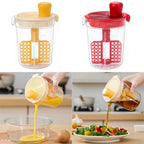 Handheld Sauce Mixer with Filtration and Measurement