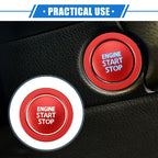 Start Stop Button Cover Ring Kit for Toyota Avalon (2019–2022) Red
