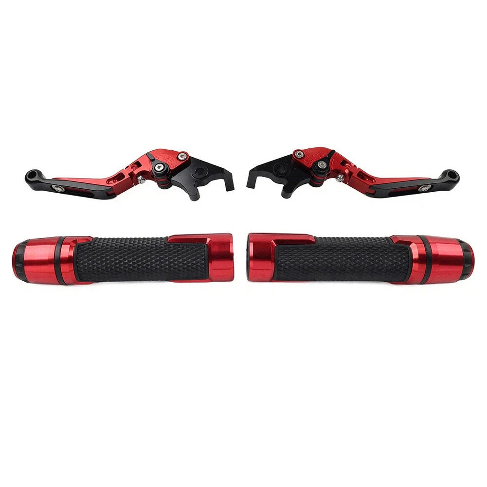 Folding Extendable Brake Clutch Lever for Yamaha FZ MT-07 MT-09 (2014–2020) Red