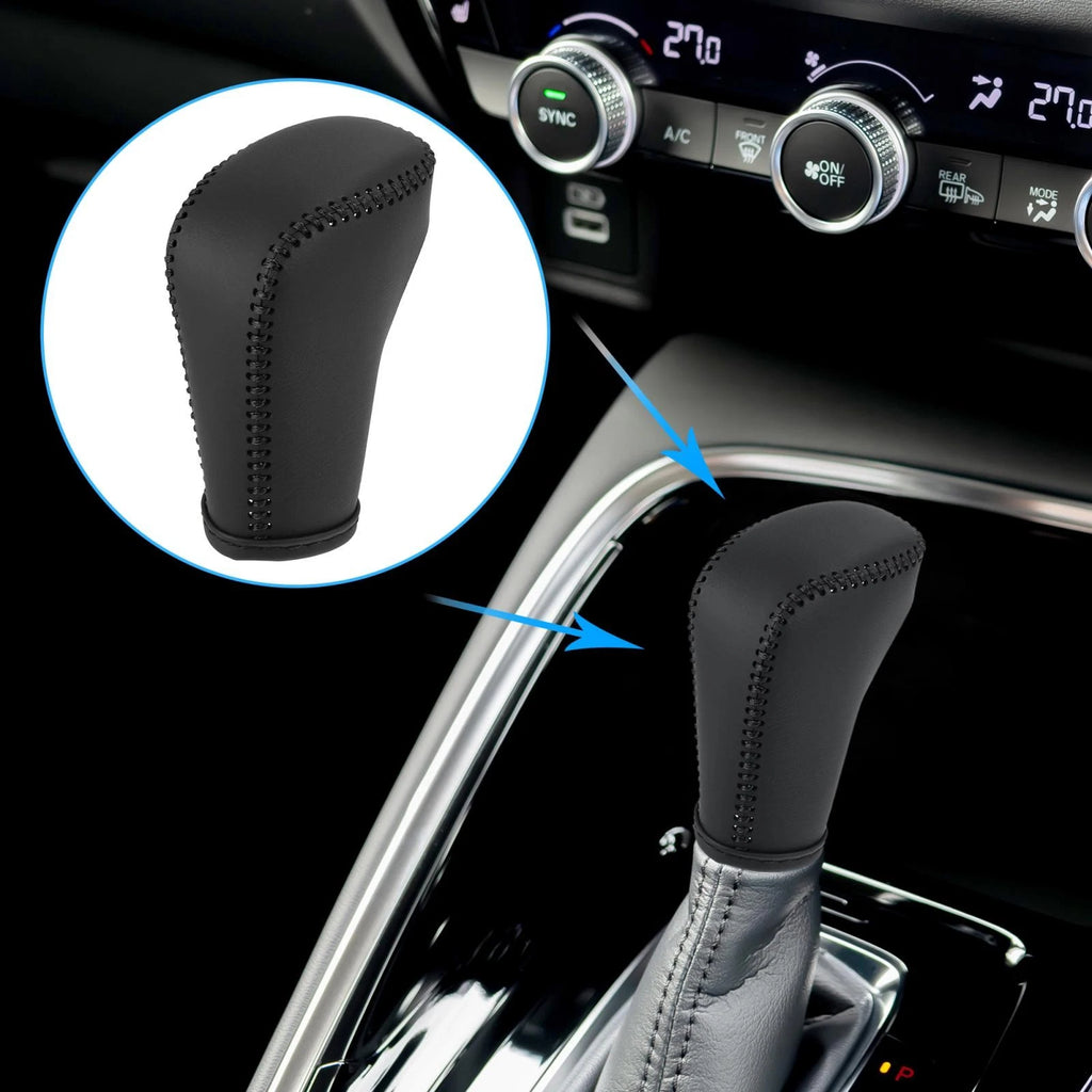Black Gear Shifter Shift Knob Cover for Honda Accord (2018–2022)