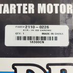 Chrome High Torque Starter for Harley Big Twin (2110-0226)
