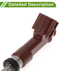 Fuel Injector for Toyota Lexus NSP120 1NRFE 1.3L (1 Pcs) Brown Silver Tone
