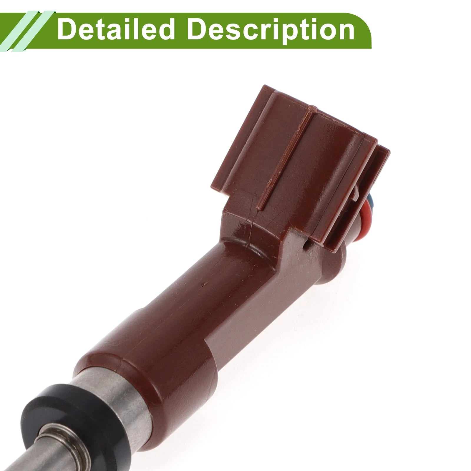 Fuel Injector for Toyota Lexus NSP120 1NRFE 1.3L (1 Pcs) Brown Silver Tone