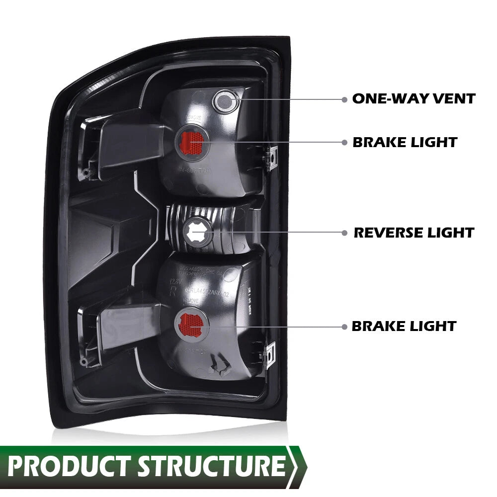 Tail Lights for Chevy Silverado 1500 2500 HD 3500 HD (2014–2018)