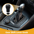 6 Speed Manual Gear Shift Knob for Audi A3 (2008–2013) Plastic Faux Leather Black