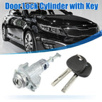 Door Lock Cylinder Kit with 2 Keys 819702TA00 for Kia Optima (2011–2018)