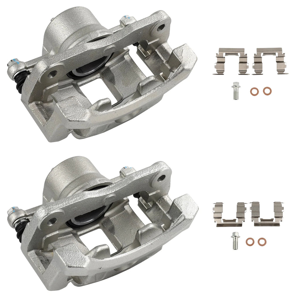 Set of 2 Front Brake Calipers with Bracket for Suzuki SX4 (2007–2013)