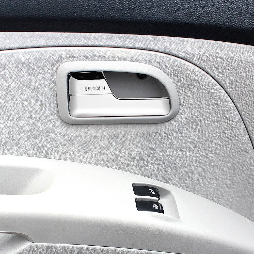 Front & Rear Inner Door Handles for 2006-2012 Ford Fusion (Chrome)