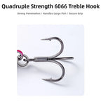 3pc Floating Popper Lure Set for Pike (7.5cm, 9cm)