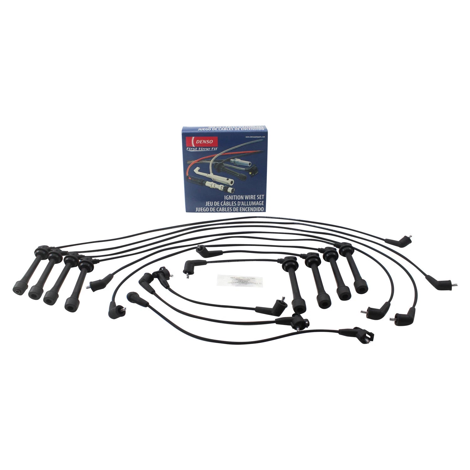 Set of 4 Spark Plug Wires for Lexus LS400 SC400 1990–1994 Denso 671-8143