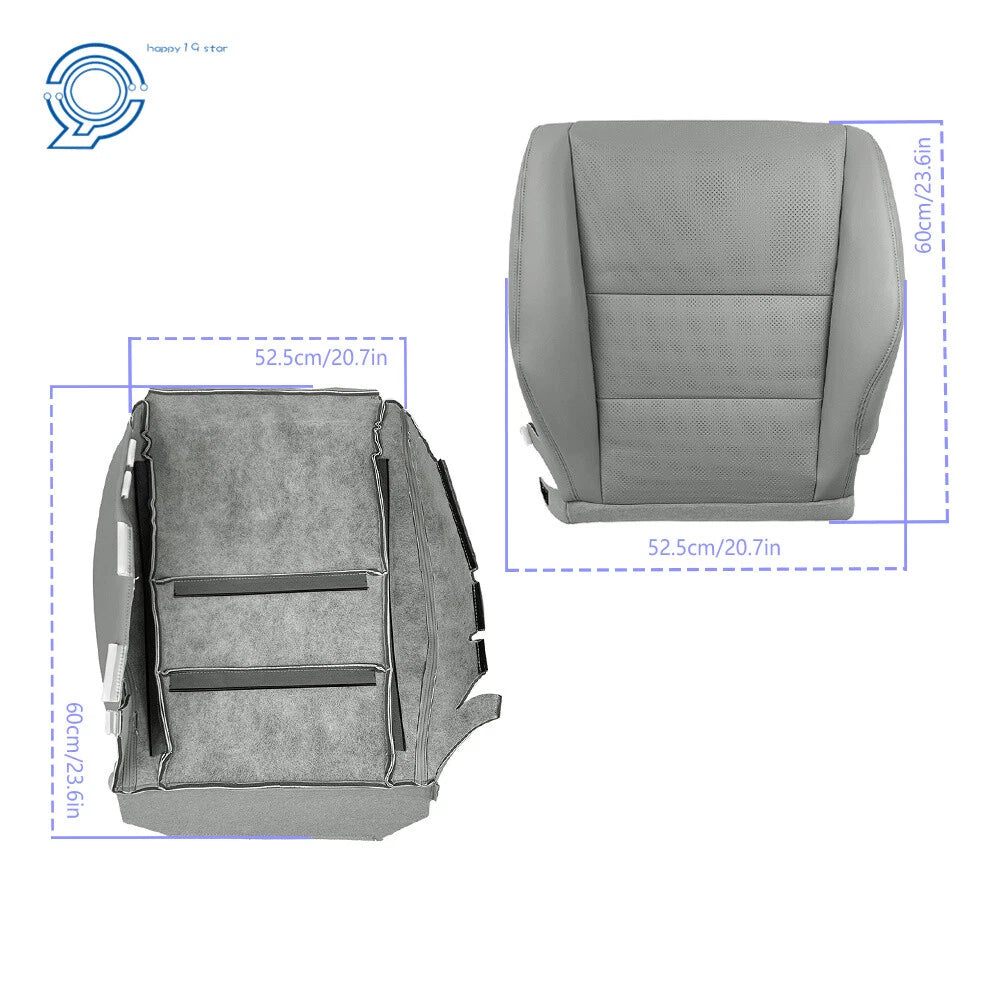 Perforated Leather Cover for Acura RDX (2007-2012) - Gray