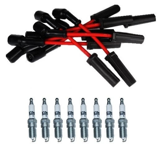 Set of 8 ACDelco Rapidfire Spark Plugs & Ignition Wire Set for Corvette V8