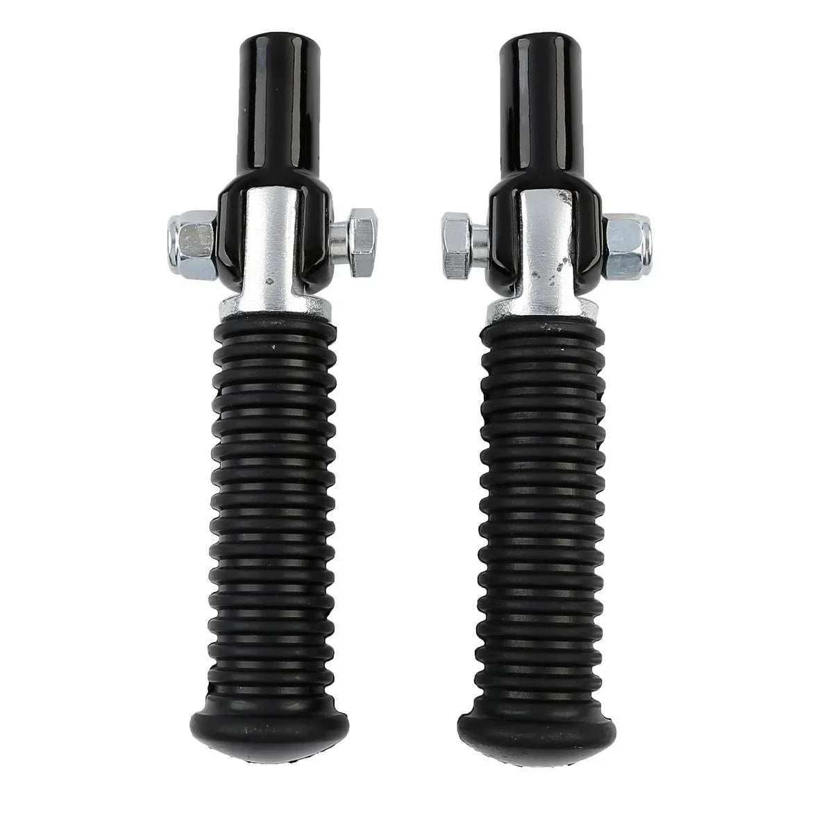 Black Passenger Footpeg Clevis Support Mount for Harley Softail (2000-2006)