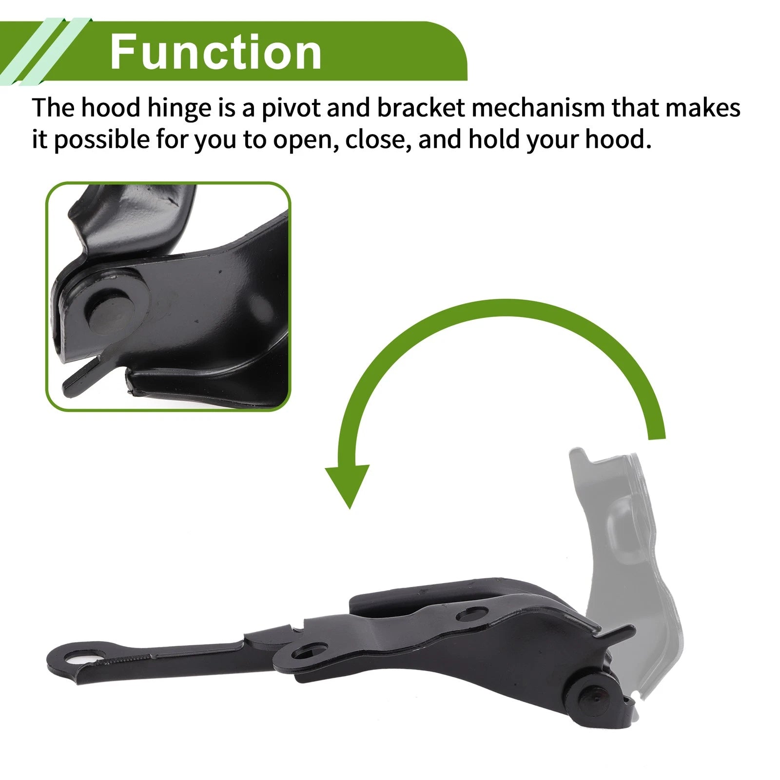 Hood Hinges for Toyota 4Runner (2003–2009) No. 5342035060 - 1 Pair