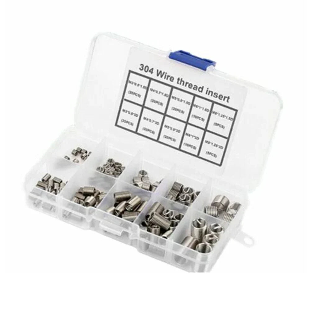 304 Stainless Steel Helicoil Thread Repair Insert M3/M4/M5/M6/M8