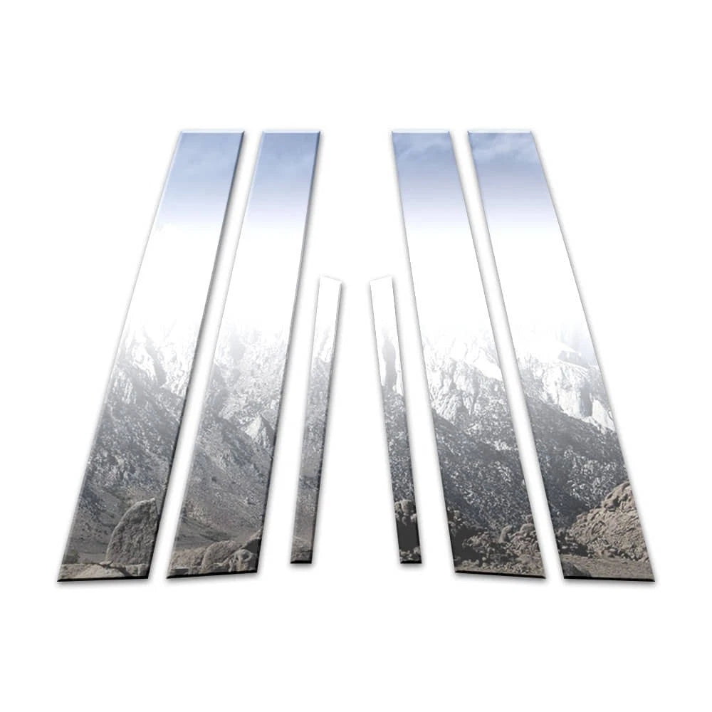 6Pc Chrome Pillar Post Covers Replacement for Nissan Maxima (2009–2015)