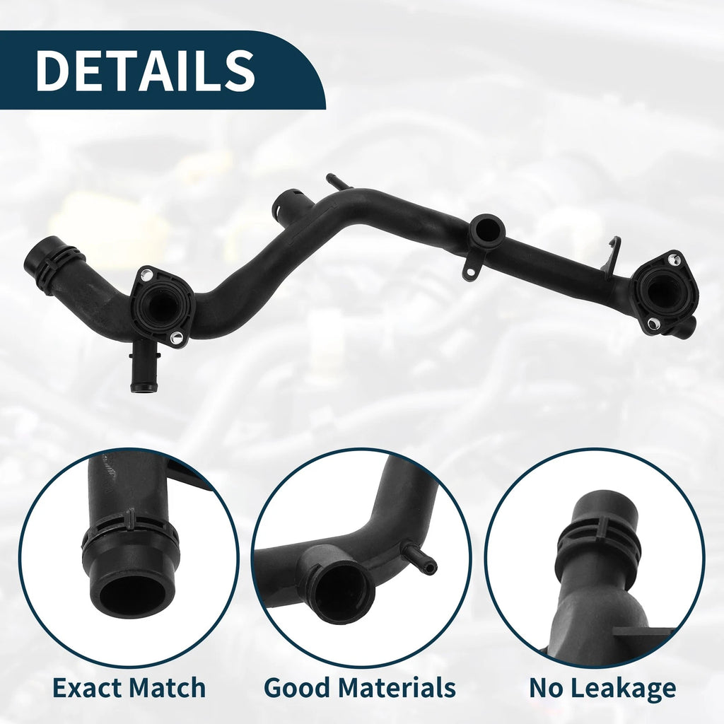 Engine Cooling Water Line for Volkswagen Touareg (2013–2018) No. 06E121045AE Plastic