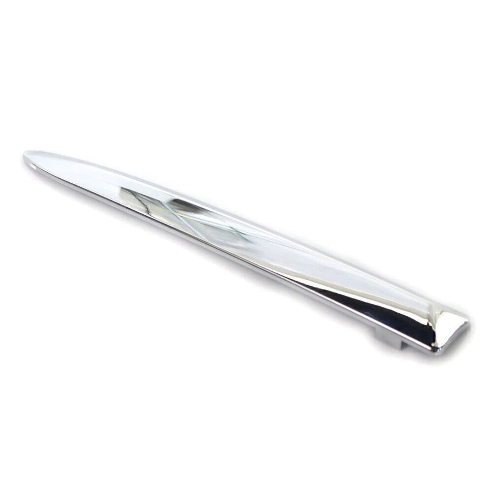 Front Bumper Upper Panel Trim Cover for Fiat 500 (2007–2015) Chrome Left