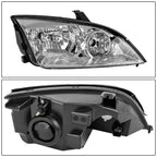 Set of 2 Halogen Headlights for Ford Focus ZX4 ST (2005-2007)