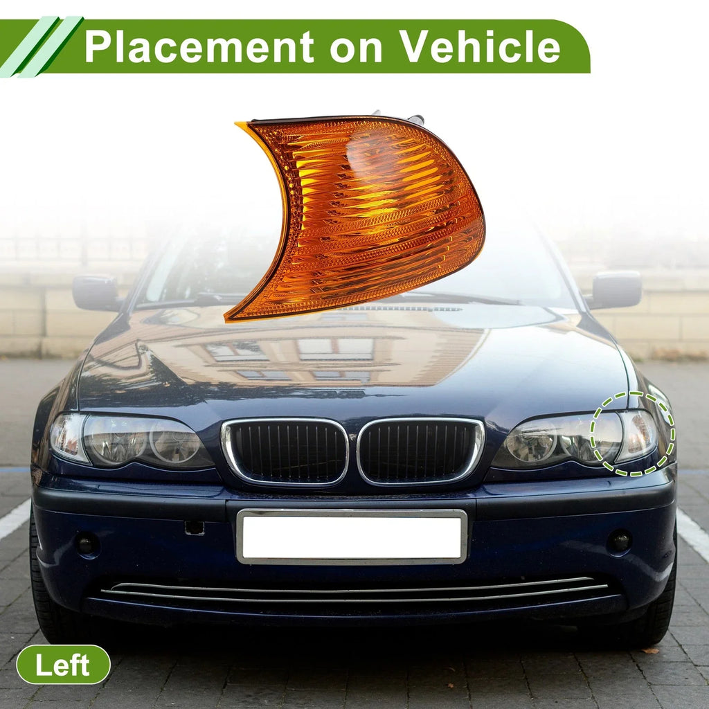 1 Pc Left Corner Signal Light Cover for BMW (1999-2001)