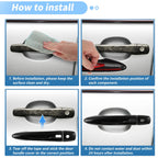 Door Handle Cover Protector for Nissan Sentra Altima X-Trail (2013–2023)
