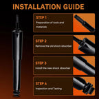 Set of 4 Struts Shocks for Dodge Ram 1500 (2002-2005) 4WD