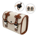 Side Saddlebag Tool Bag for Motorbike (Color Matching, White)