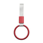 Tsurikawa Ring for JDM Subway Train Bus Handle Strap Charm (PVC Red)