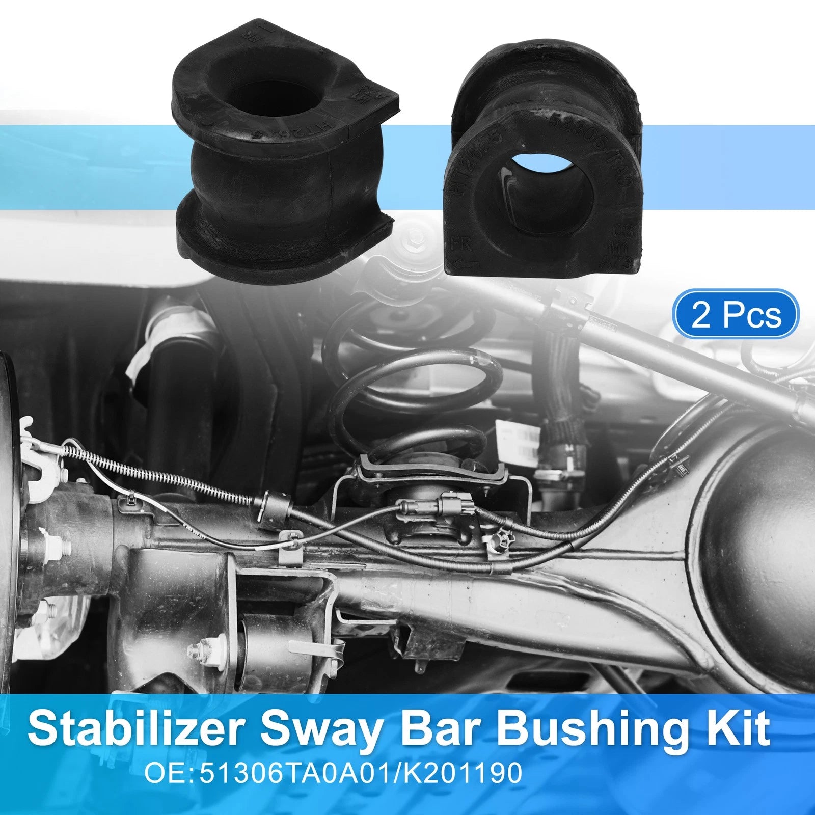 Set of 2 Stabilizer Sway Bar Bushings   No.51306TA0A01