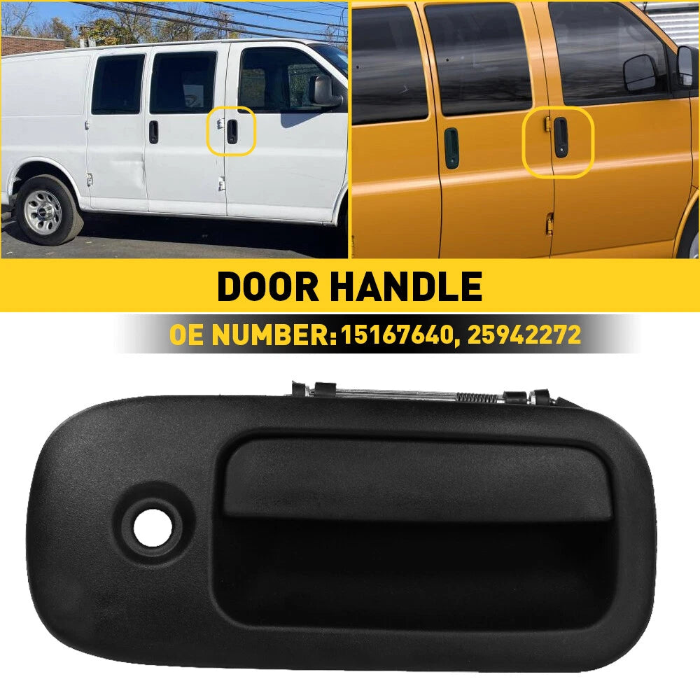 Front Passenger Side Exterior Door Handle for Chevy Express GMC Savana (1996–2009)