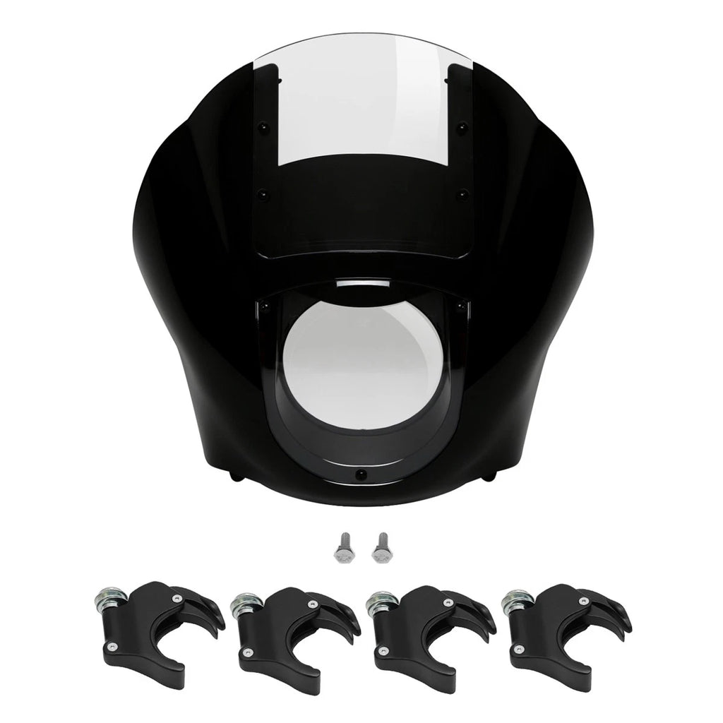 Quarter Headlight Fairing 49mm Clamps for Harley Dyna (2006–2023)