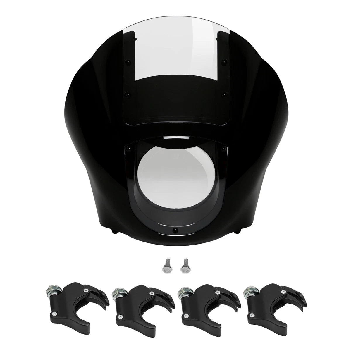 Quarter Headlight Fairing 49mm Clamps for Harley Dyna (2006–2023)