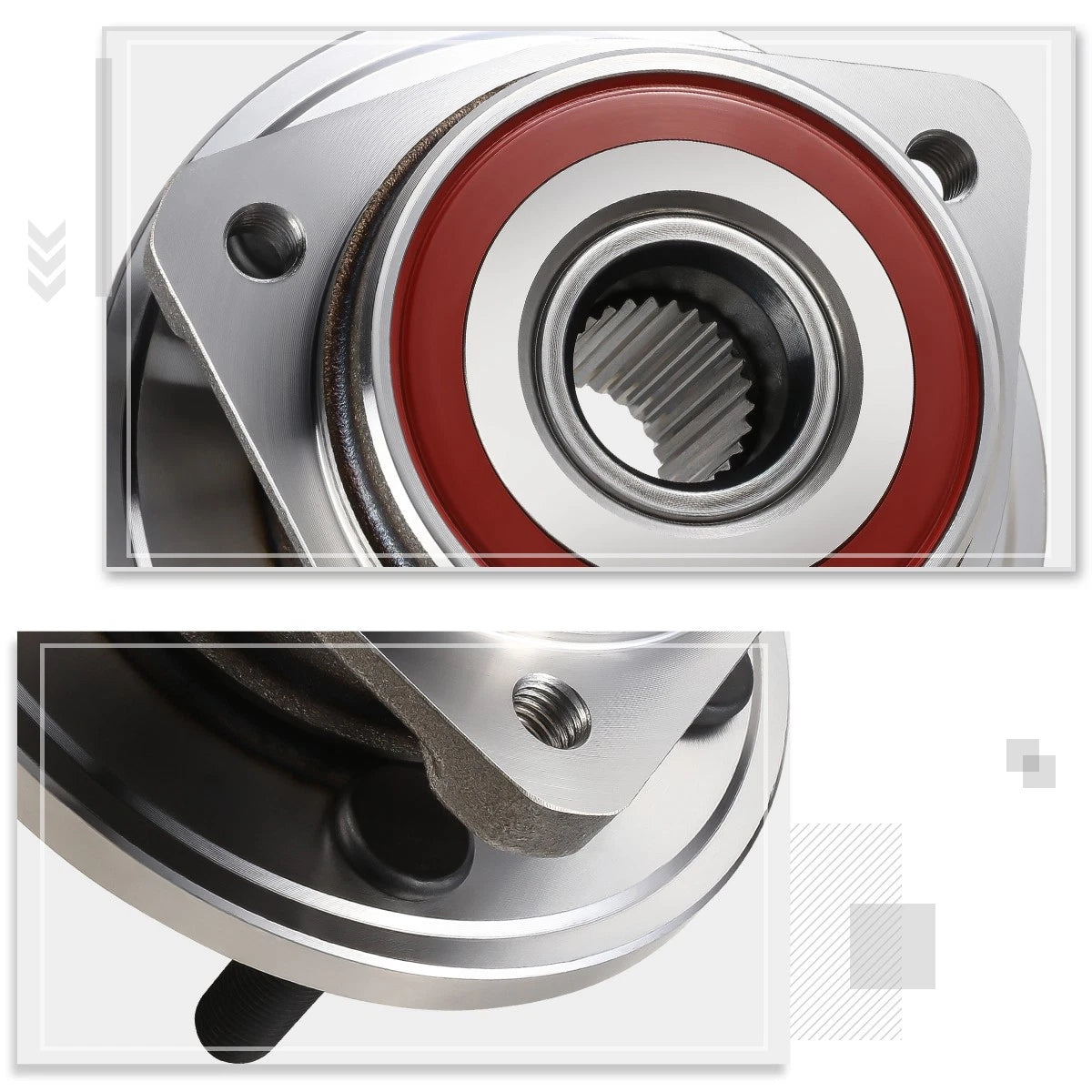 Wheel Hub Bearing Assembly Kit for Jeep Wrangler Cherokee (1999–2006)