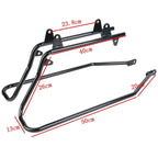 Saddlebags Conversion Brackets for Harley Softail Fatboy FLST FXST (1984–2017)